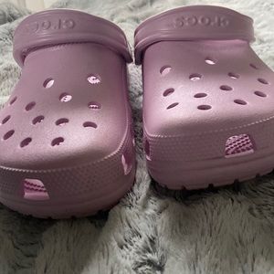 Lavender womens crocs <3
